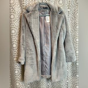 Faux fur jacket NWT